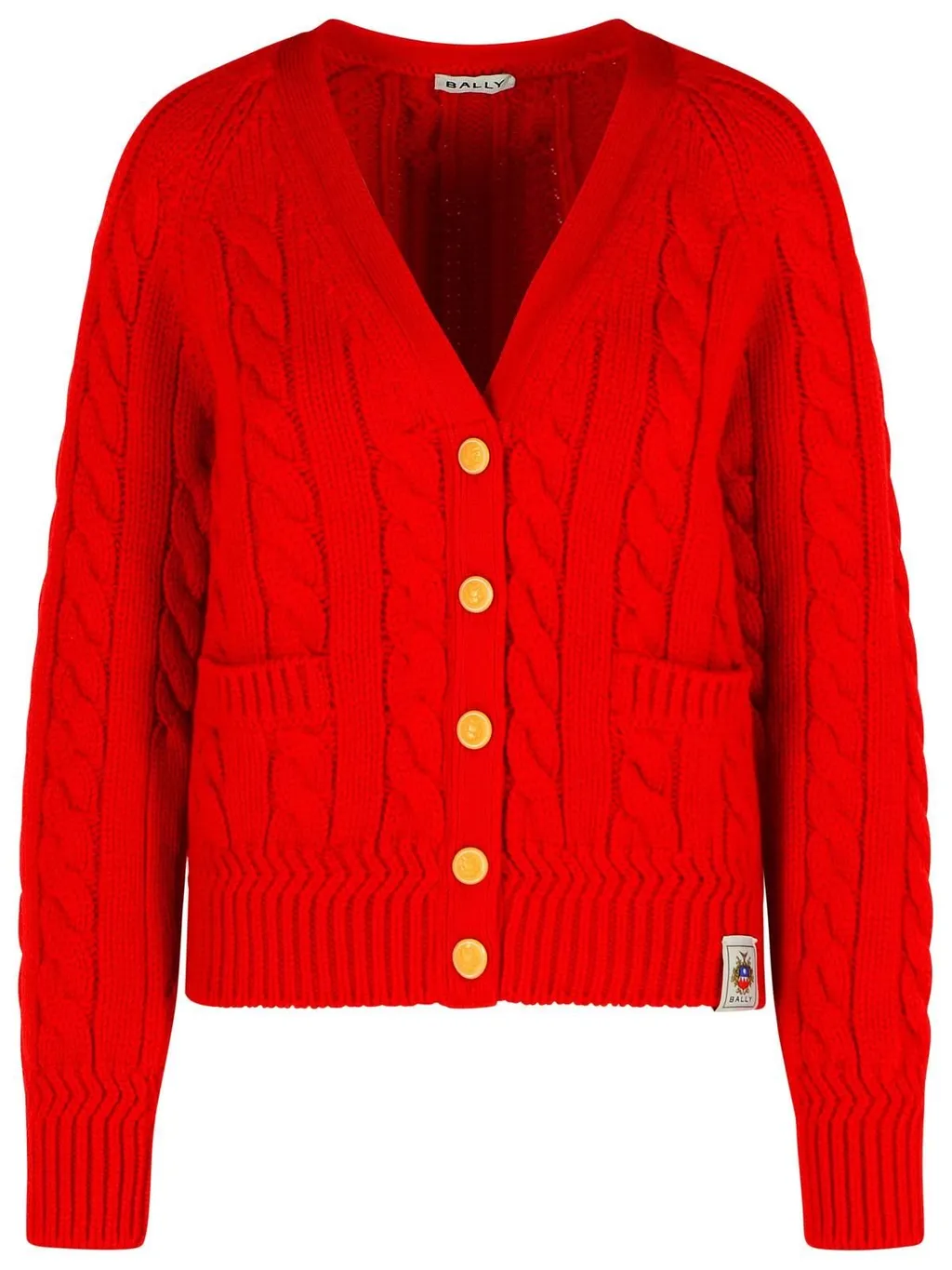 V-Neck Button-Up Cardigan