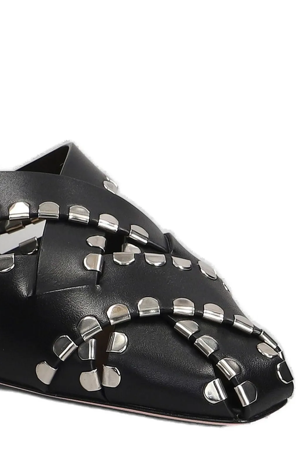 Embellished Slip-On Flat Shoes