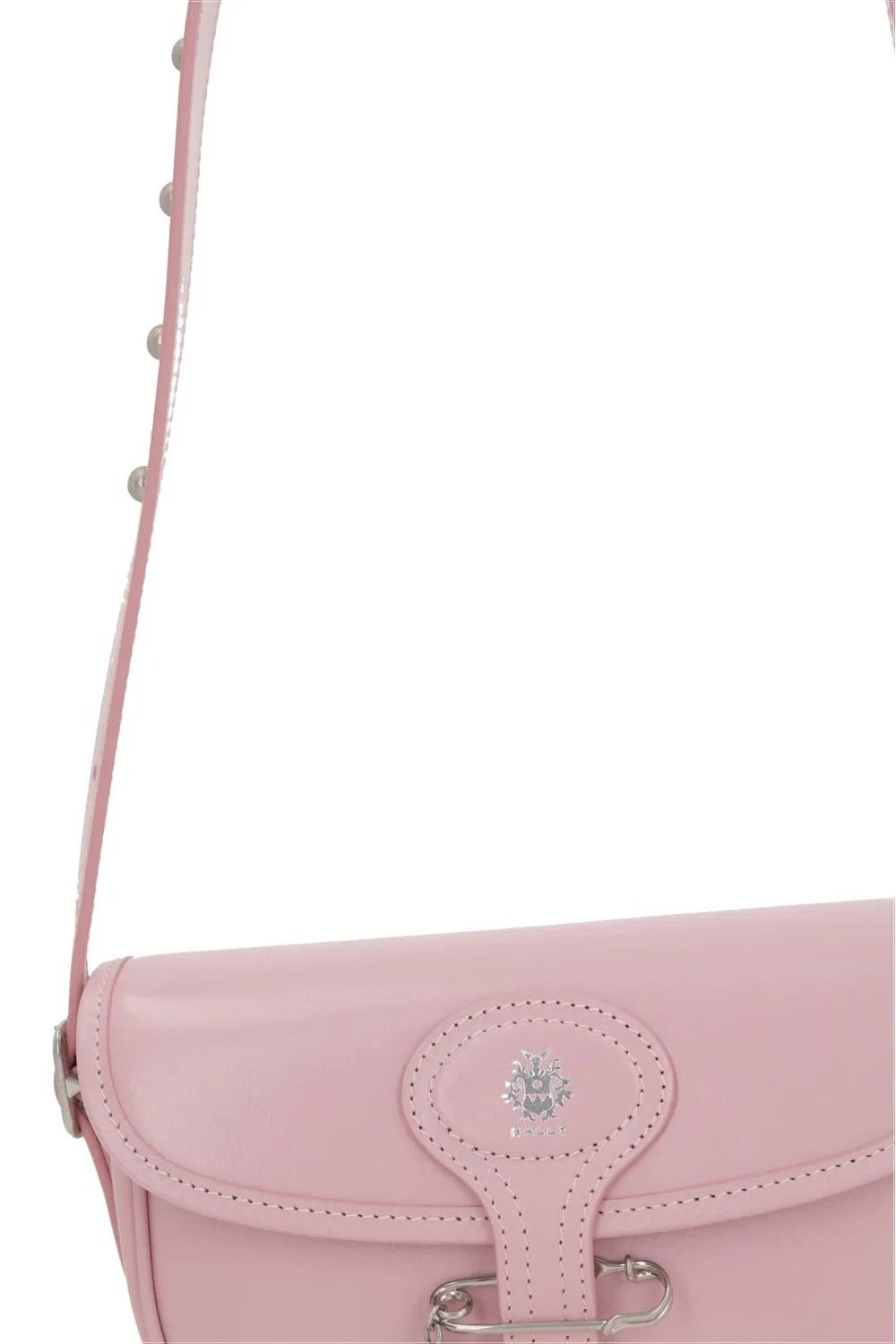 Beckett Logo Printed Studded Shoulder Bag