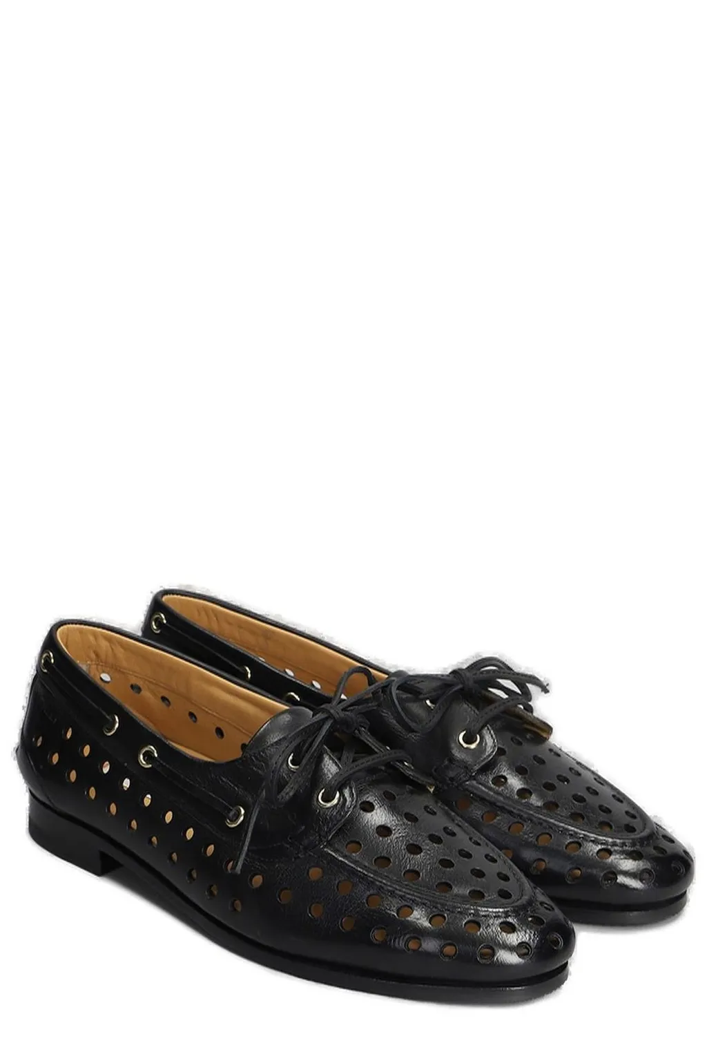 Plume Lace-Up Loafers