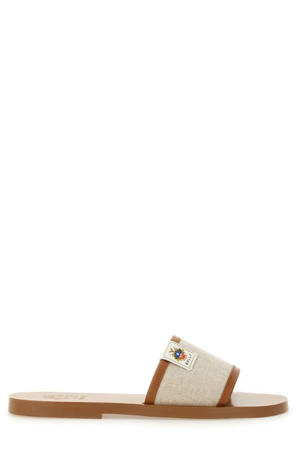 Logo Patch Open-Toe Slides