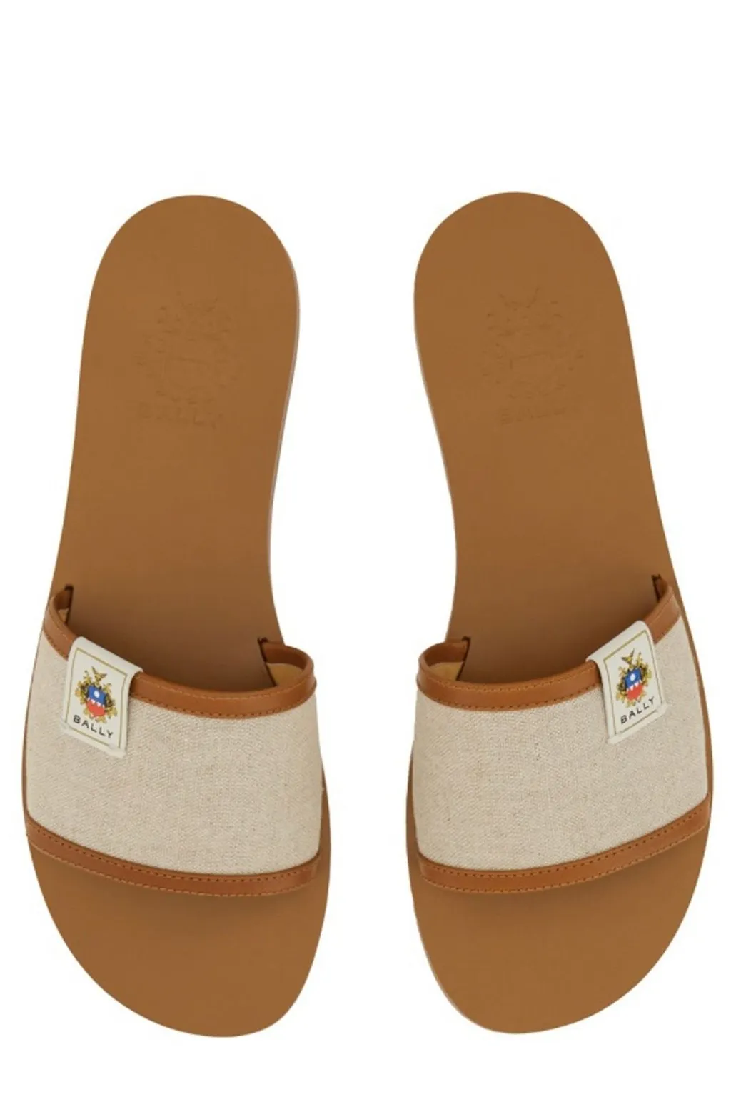 Logo Patch Open-Toe Slides