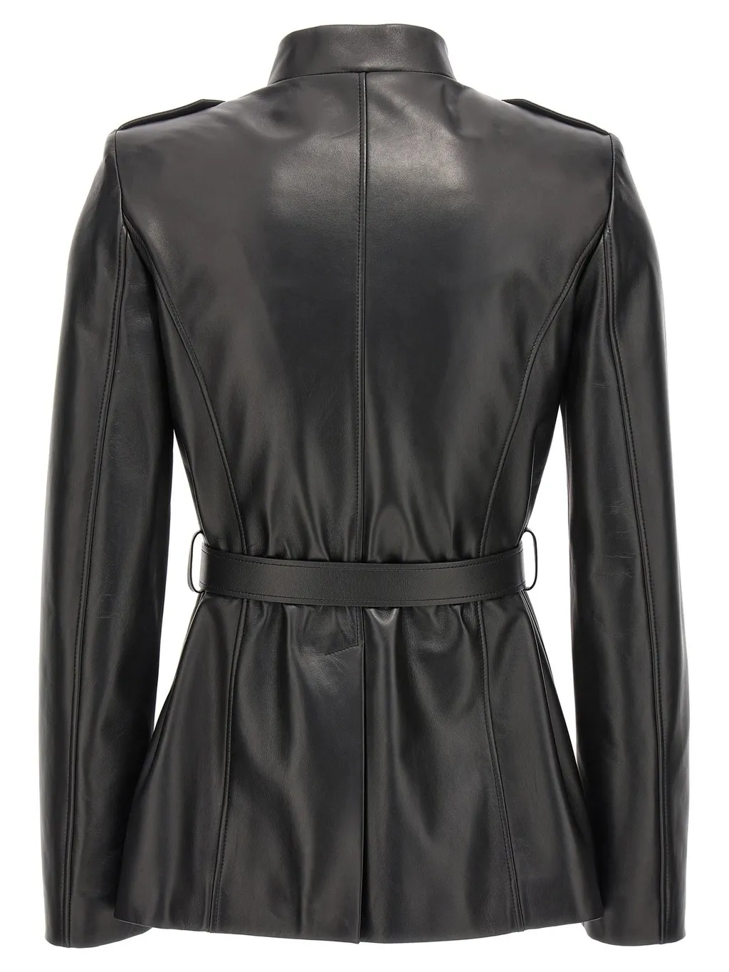 Collared Button-Up Trench Coat