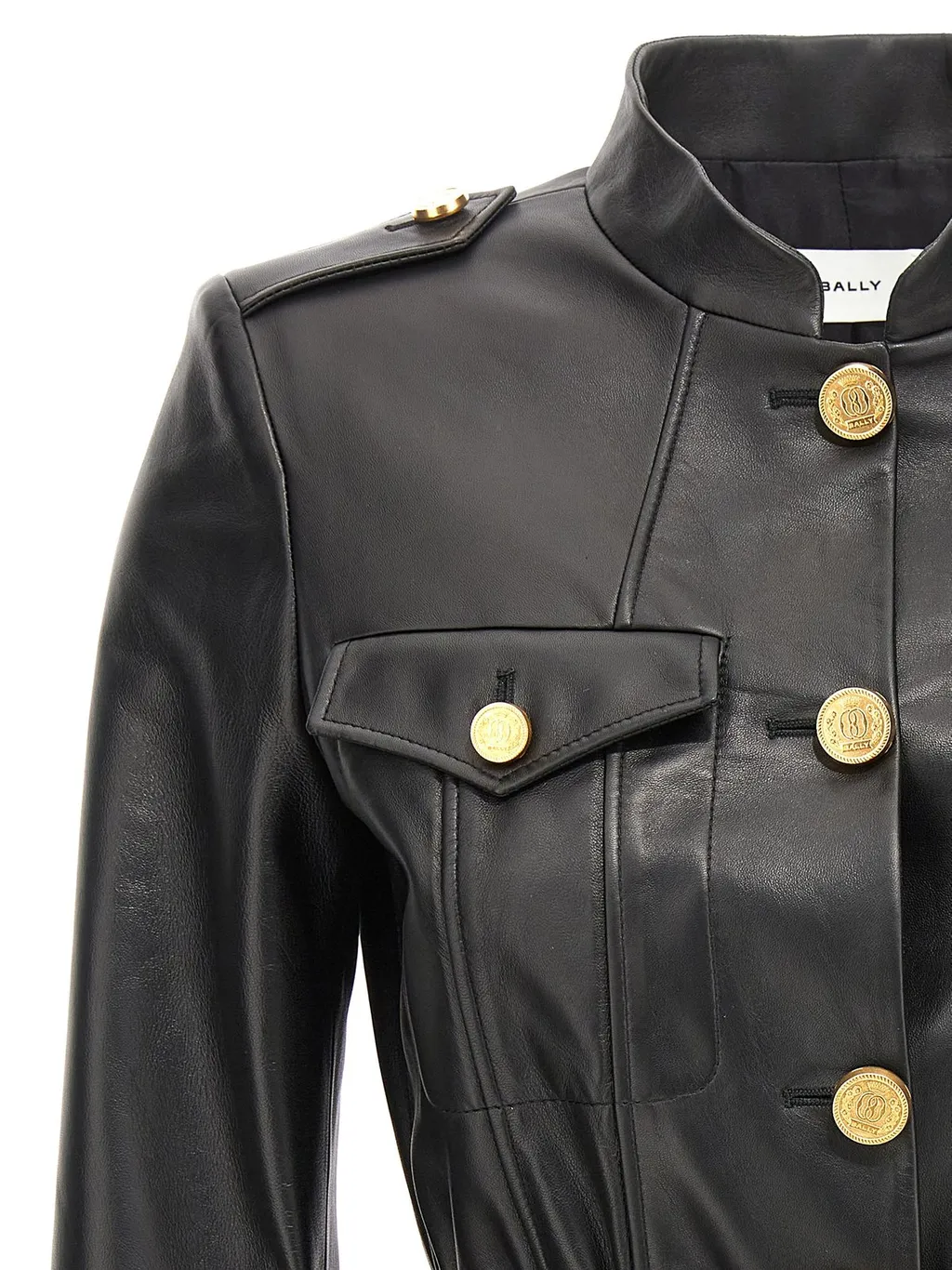 Collared Button-Up Trench Coat