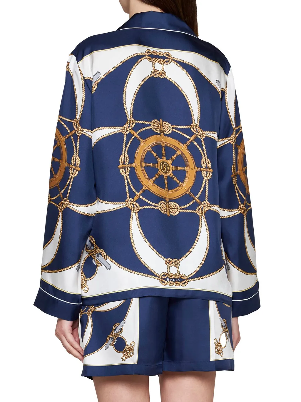 Graphic-Printed Button-Up Shirt