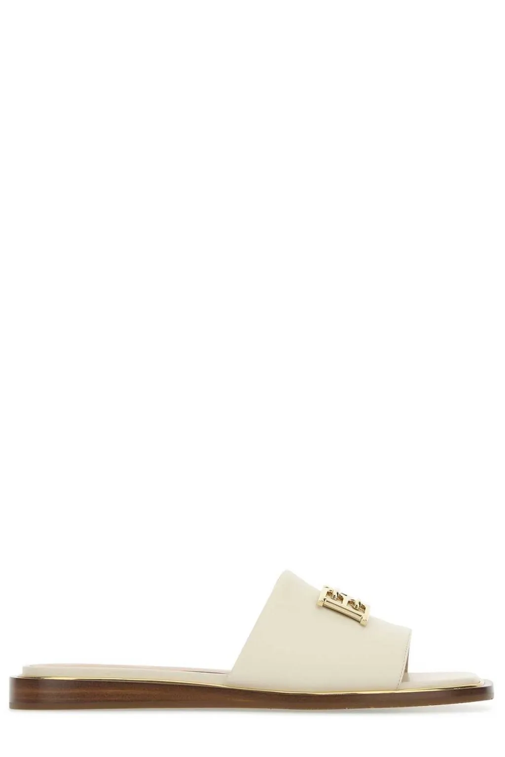 Eloise Logo Plaque Slip-On Slides