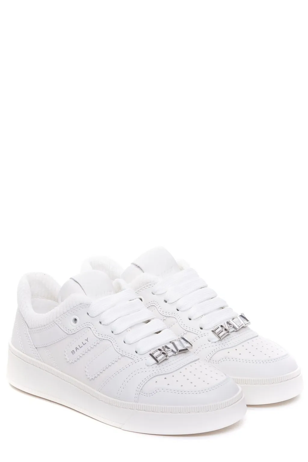 Round Toe Lace-Up Sneakers