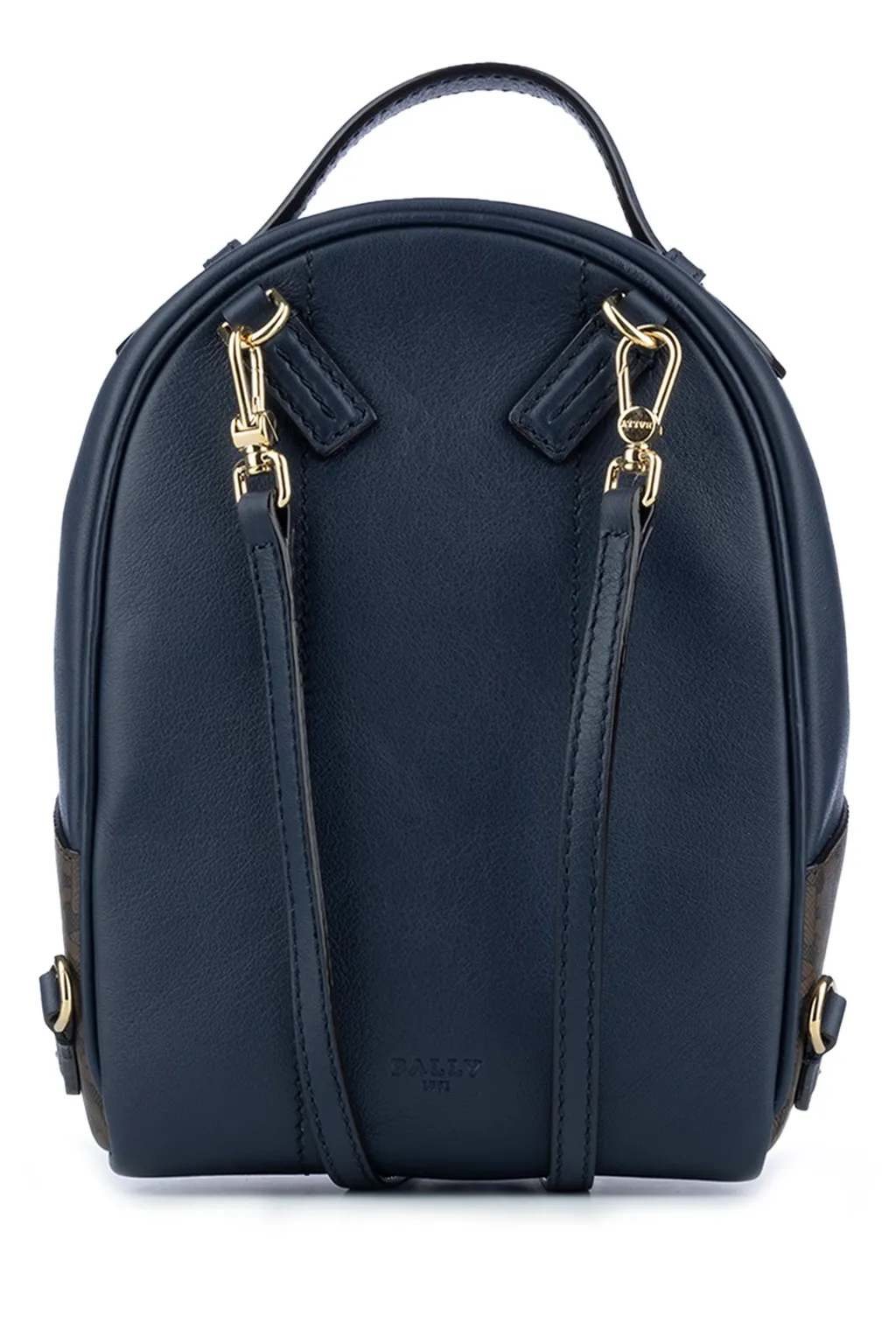 Monogram Printed Zipped Backpack