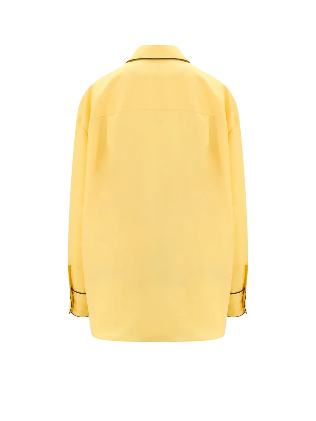 Contrast Seam Buttoned Shirt