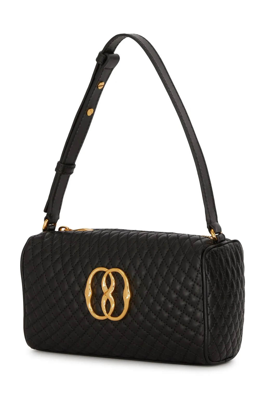 Emblem Quilted Small Clutch Bag