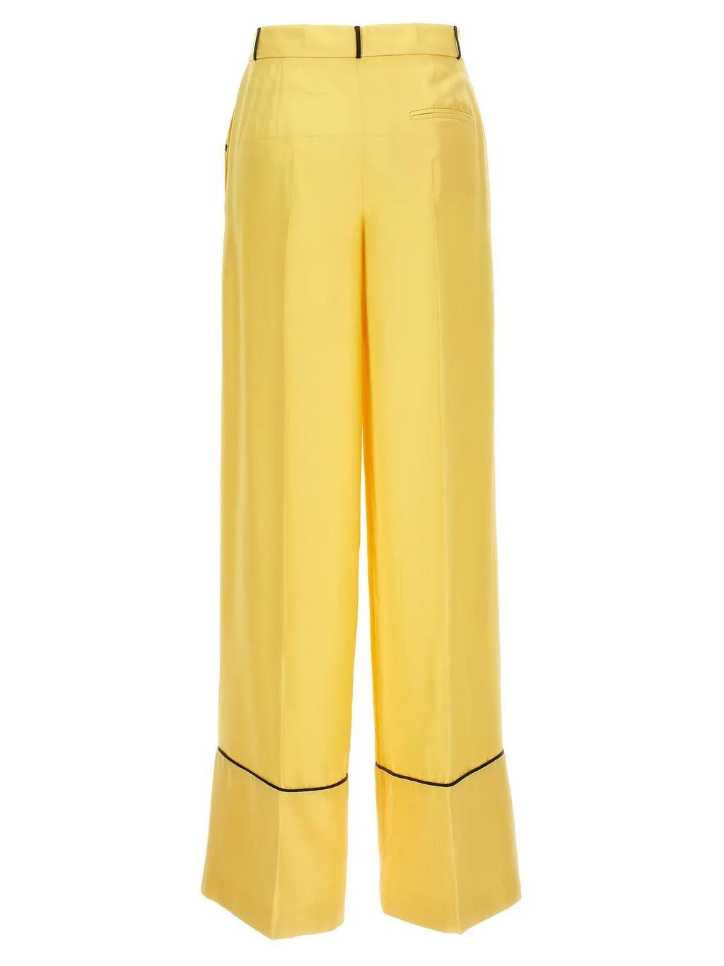 Contrast Piping Pants
