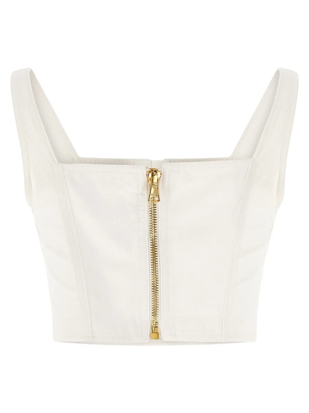 Button Cropped Top