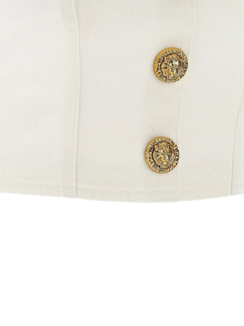 Button Cropped Top
