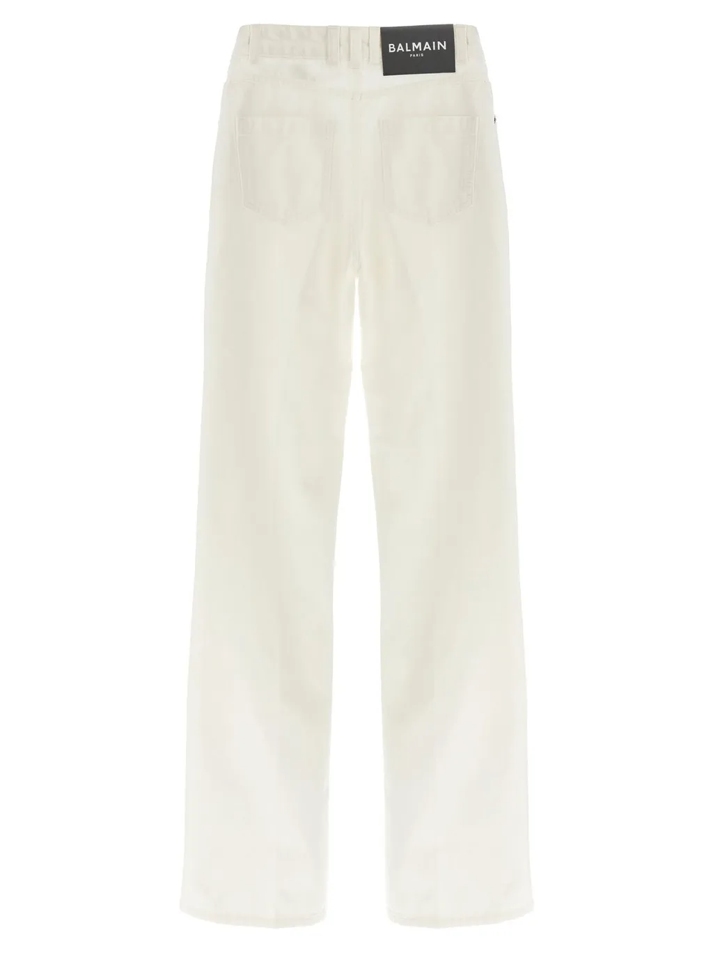 Straight-Leg Denim Jeans