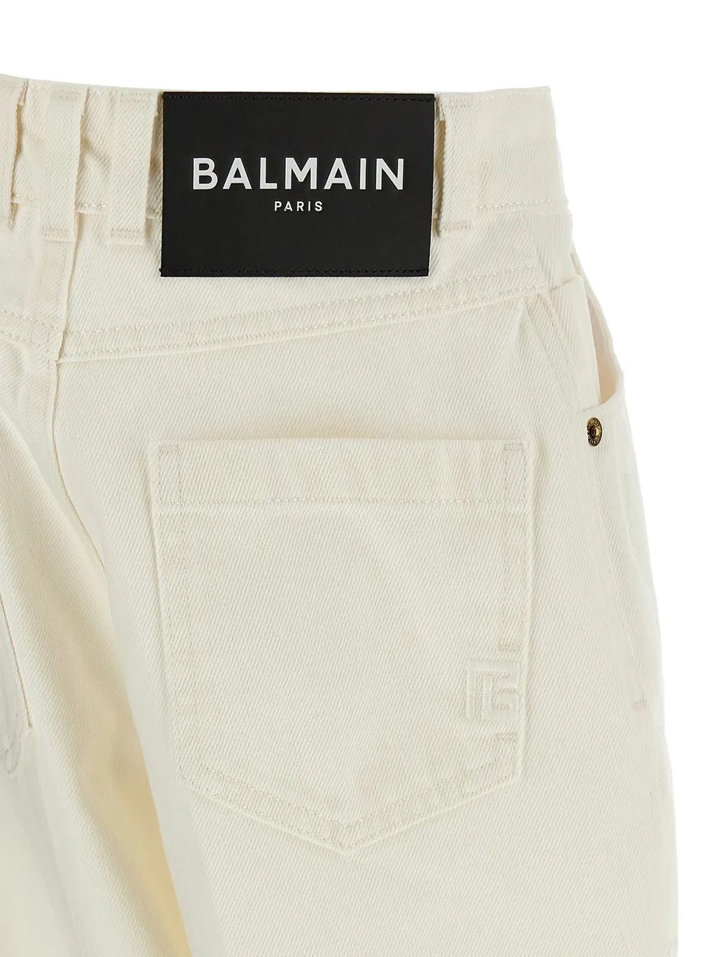 Straight-Leg Denim Jeans