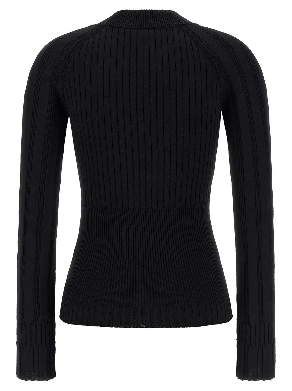 Buttoned Fitted Cardigan