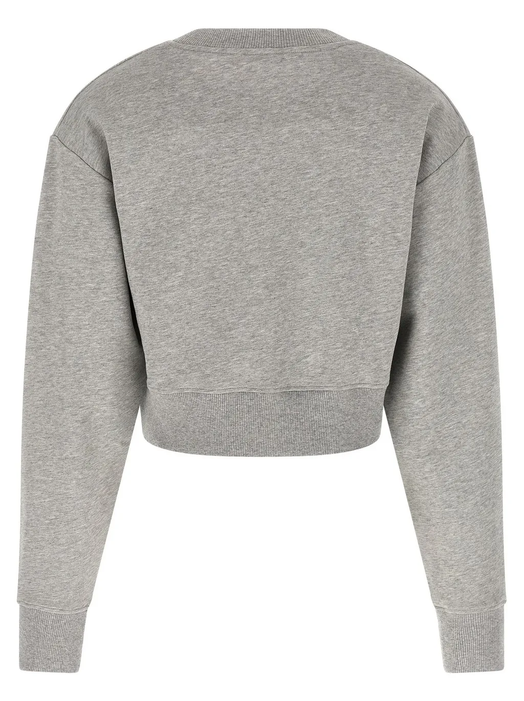 Logo Printed Cropped Sweatshirt