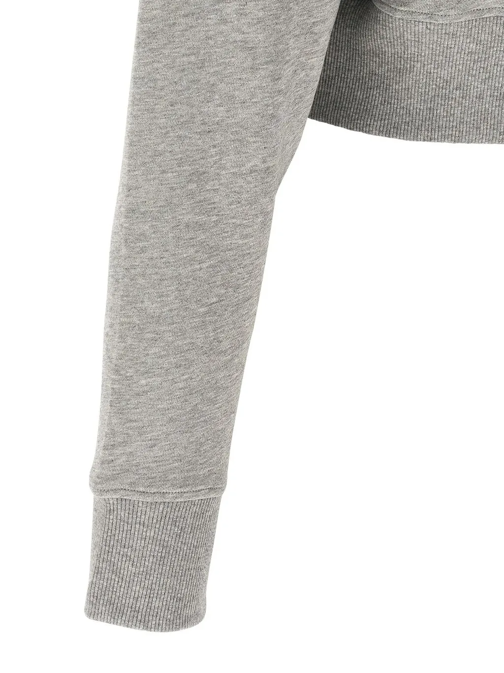 Logo Printed Cropped Sweatshirt