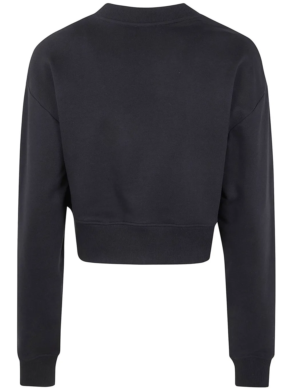 Logo Printed Cropped Sweatshirt