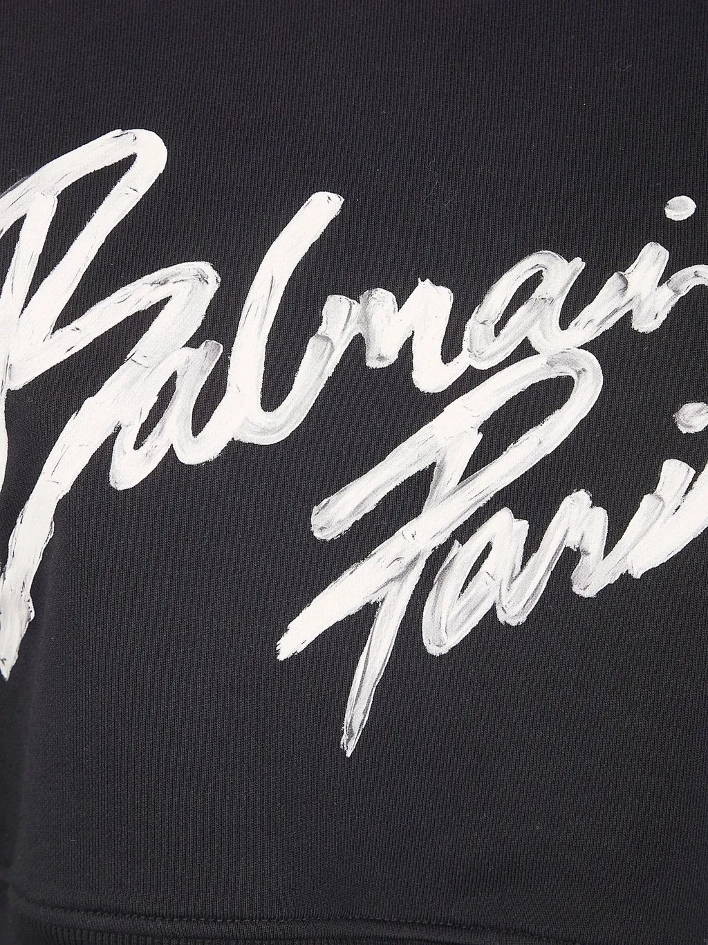 Logo Printed Cropped Sweatshirt