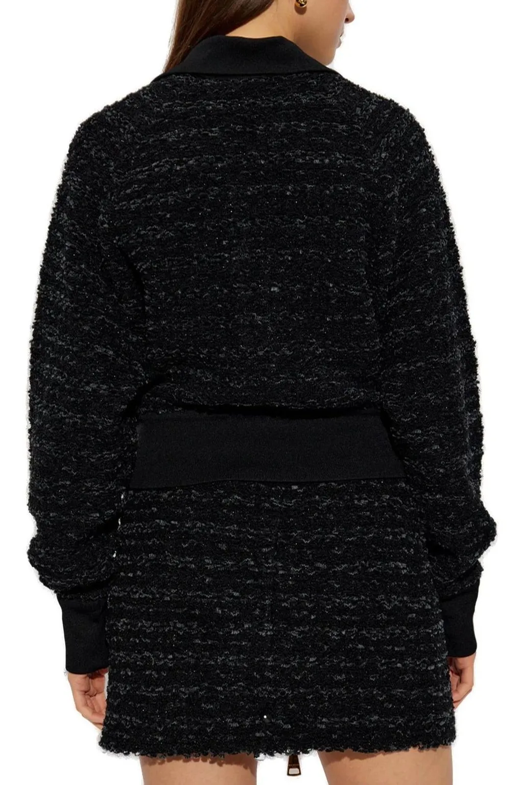 Tweed Bomber Jacket