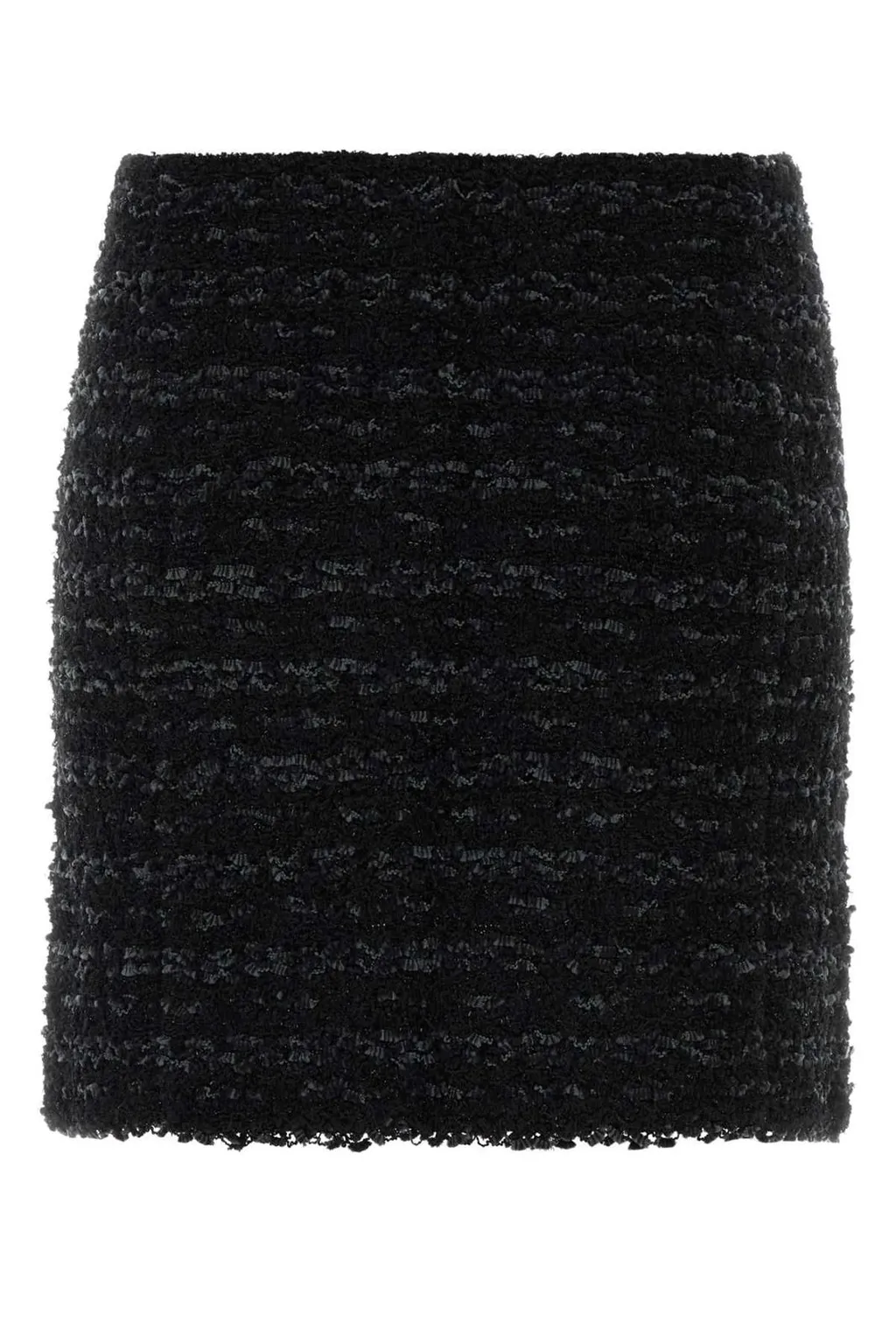 Short Zipped Tweed Skirt