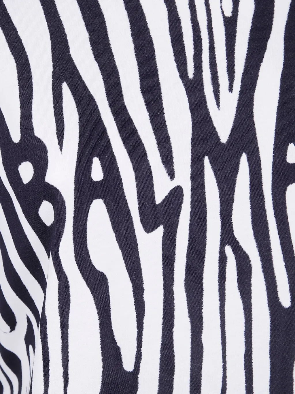 Zebra Print Cropped Top