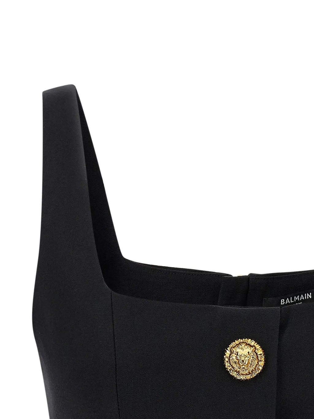 Buttoned Cropped Top