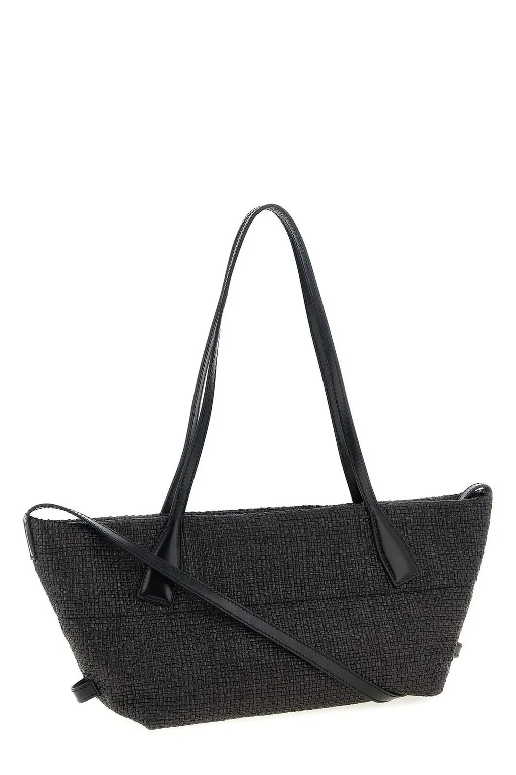 Logo Embroidered Small Track Tote Bag