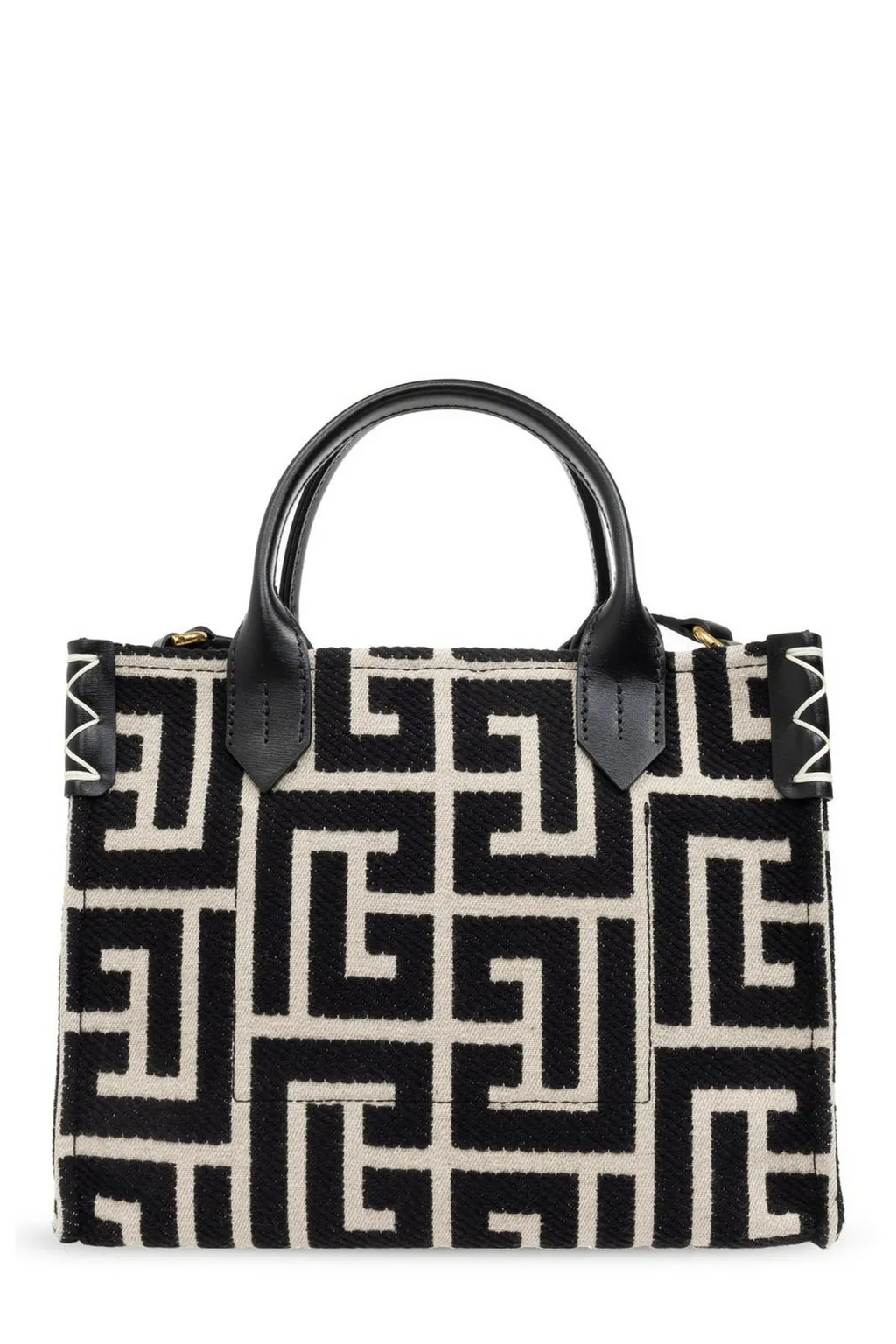 B Army Monogram Jacquard Small Tote Bag