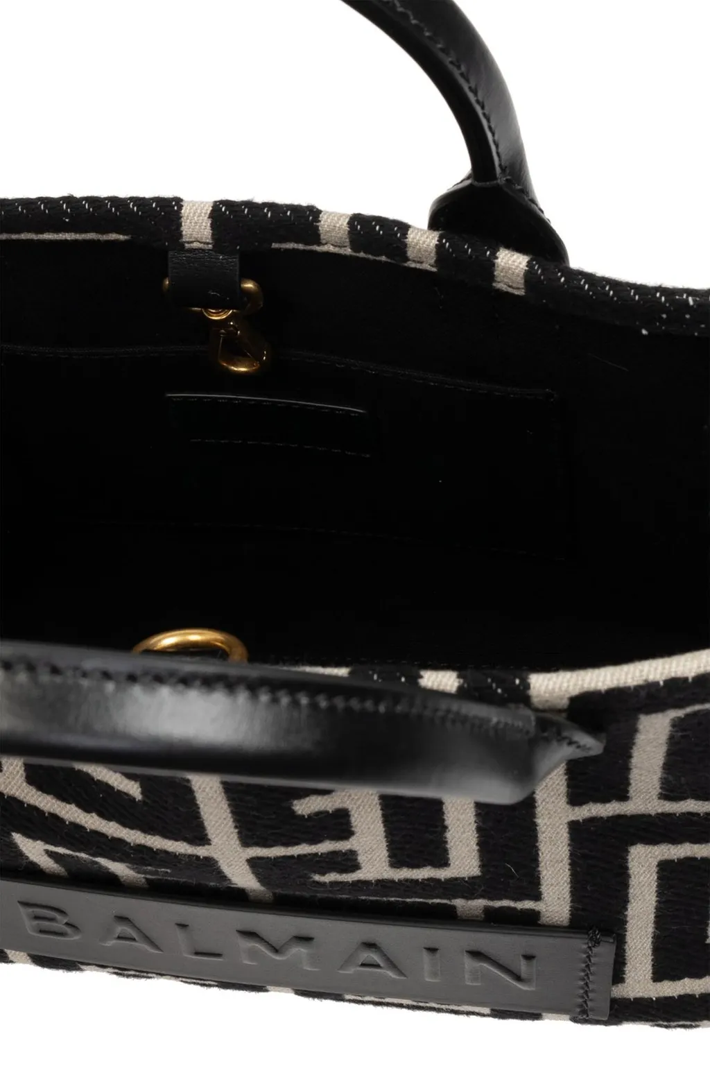 B Army Monogram Jacquard Small Tote Bag