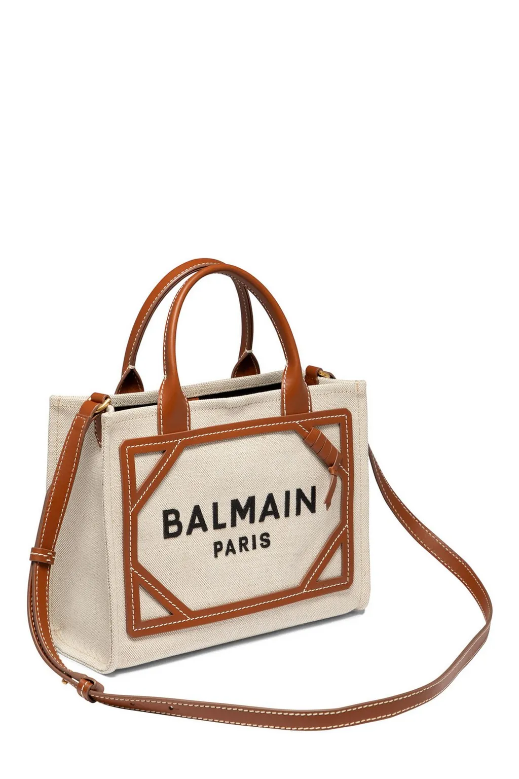 Logo Printed Top Handle Bag