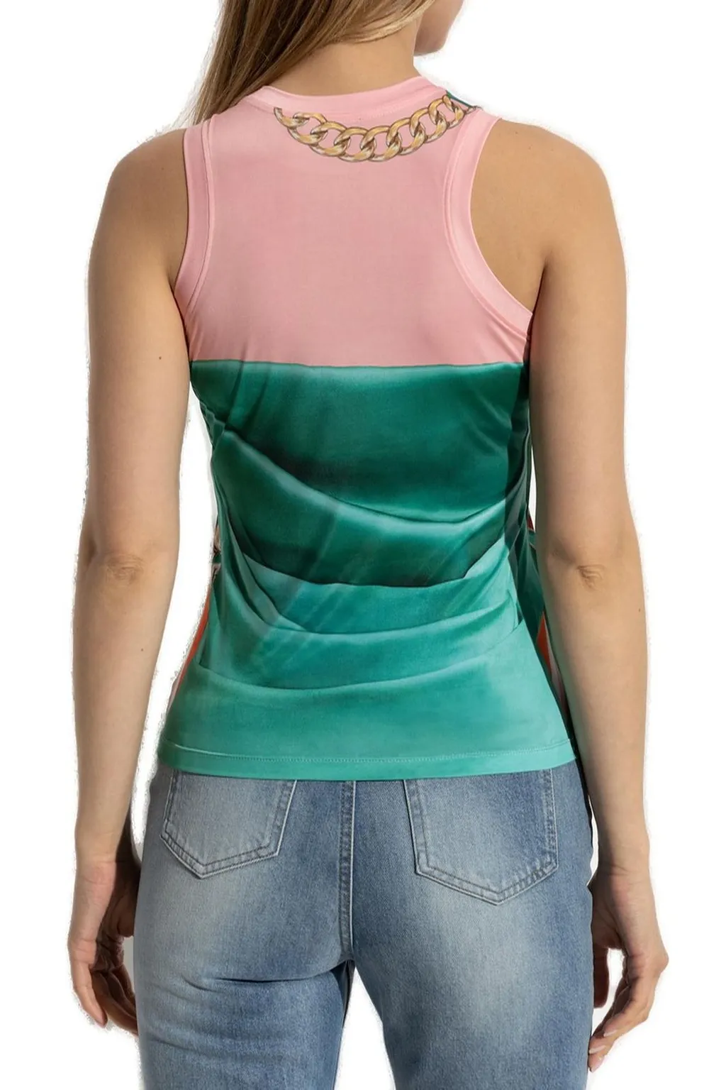 Foulard Print Vest Top