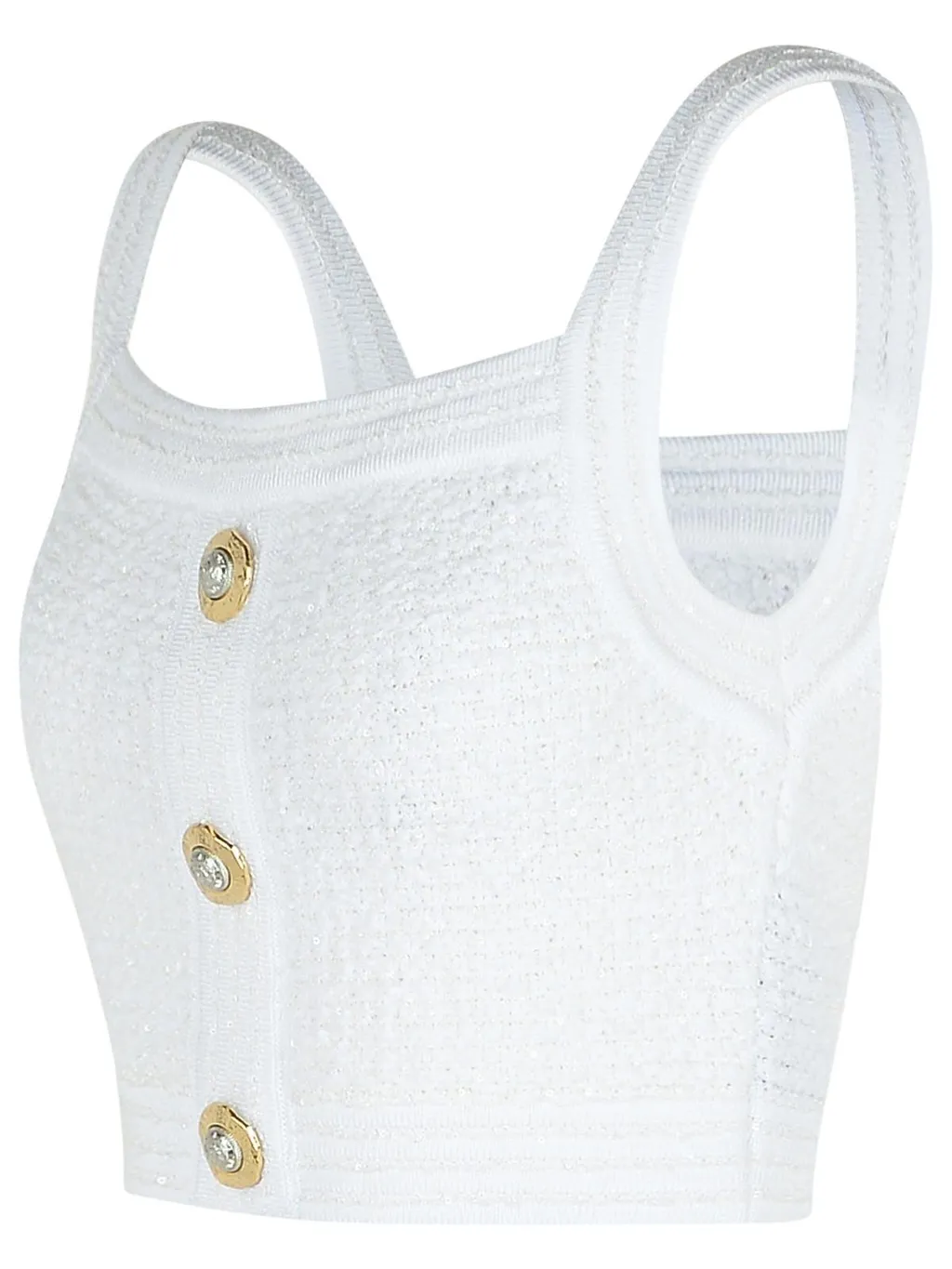 Tweed Cropped Top
