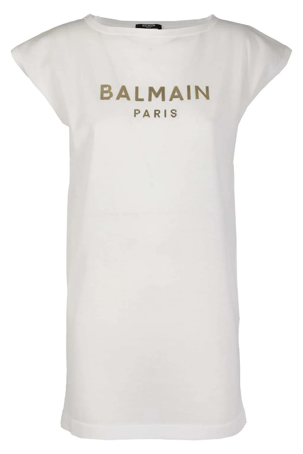Logo Print Crewneck Mini Dress