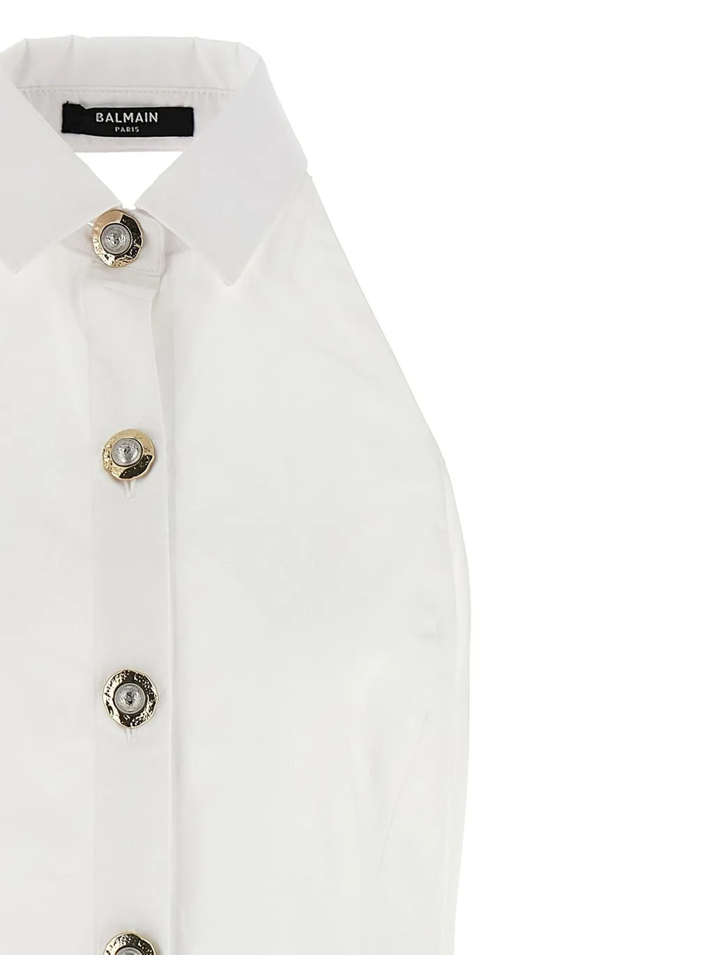 A-Line Backless Poplin Dress