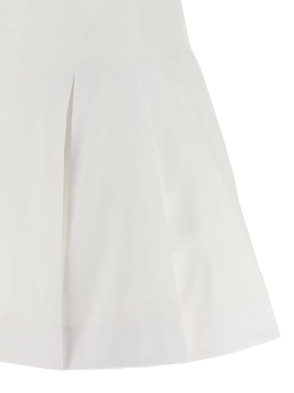 A-Line Backless Poplin Dress