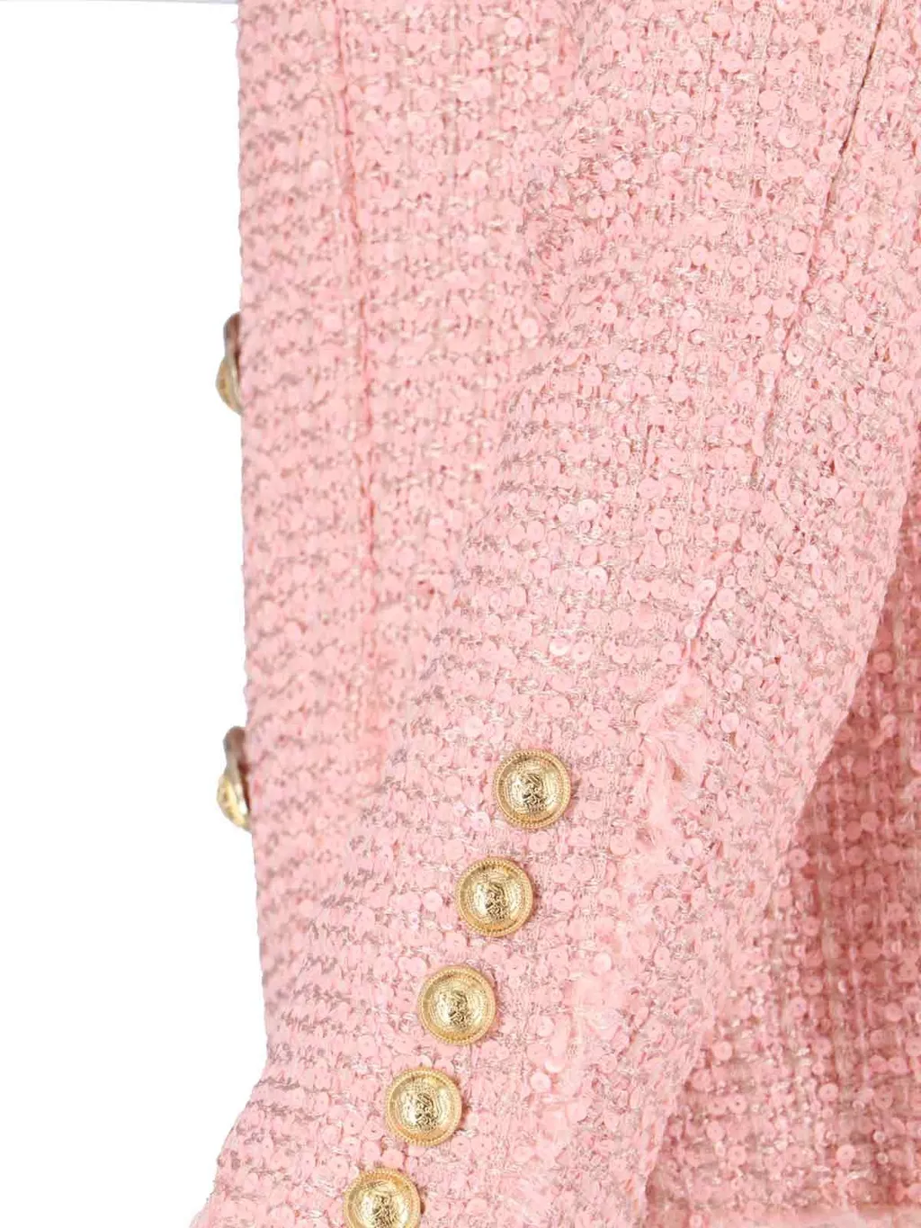 Sequin Embellished Long Sleeved Jacket
