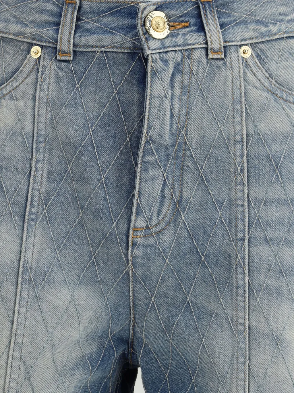 Short Diamond Denim Shorts