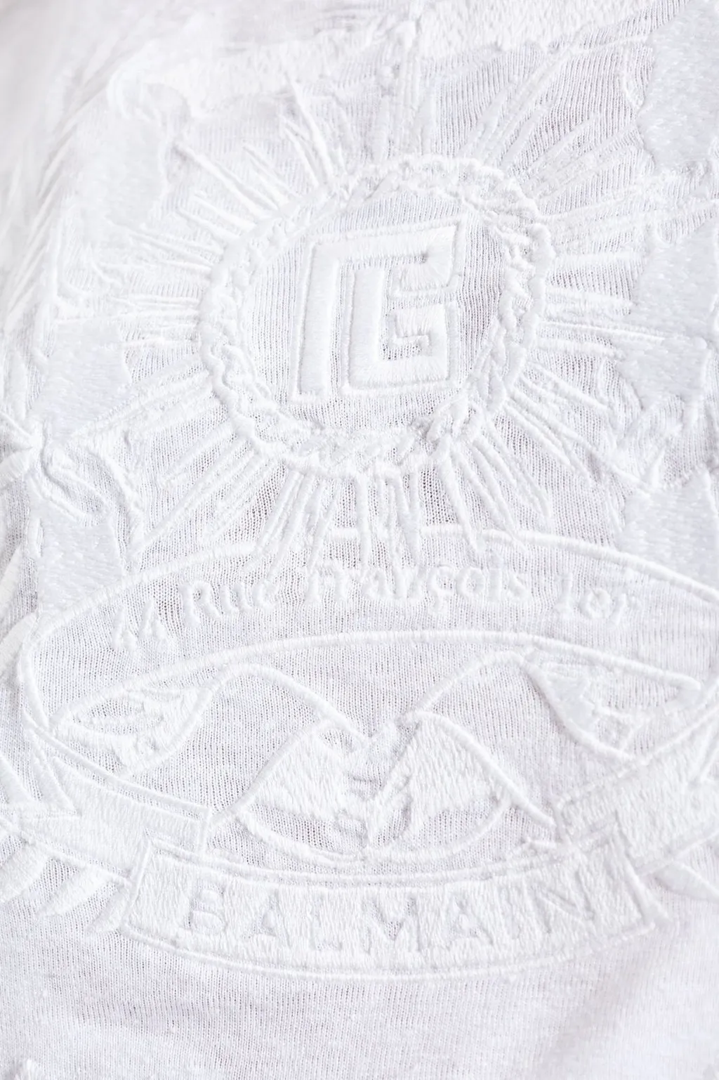 Logo Embroidered Oversize Top