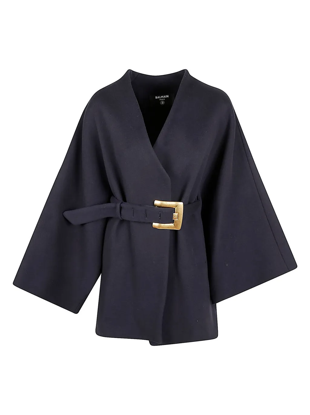 Belted Wide Sleeved Coat
