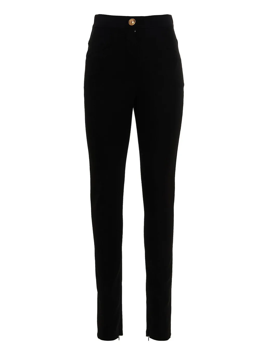 High Waist Slim Fit Trousers