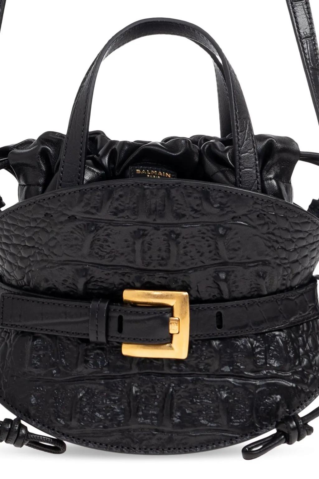 Embossed Shuffle Mini Handbag