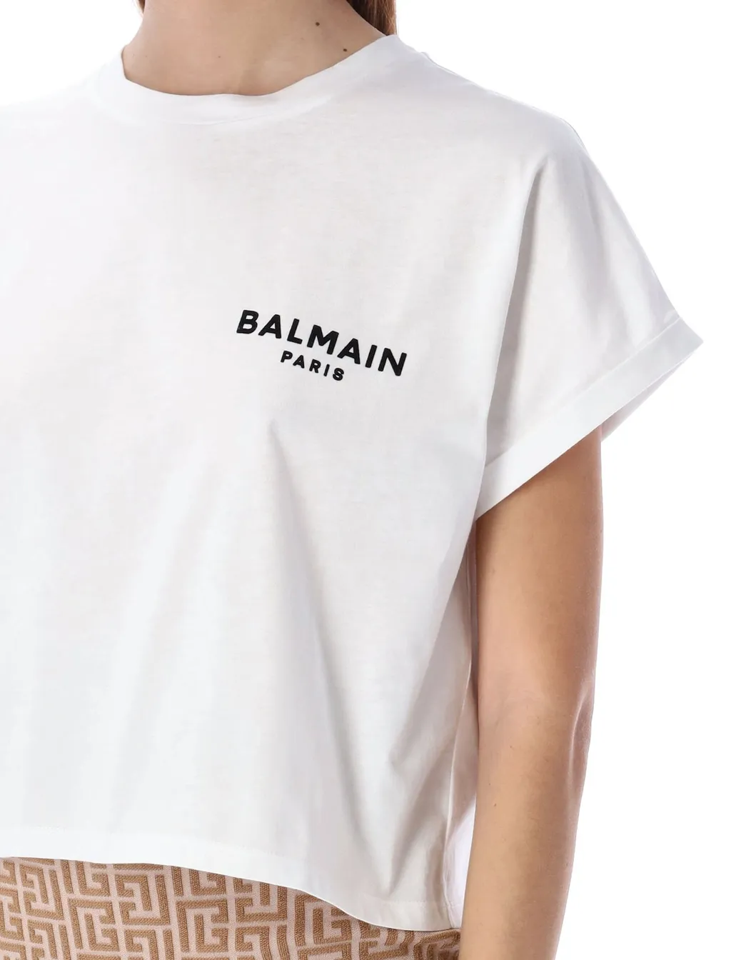 Cropped Crewneck T-Shirt