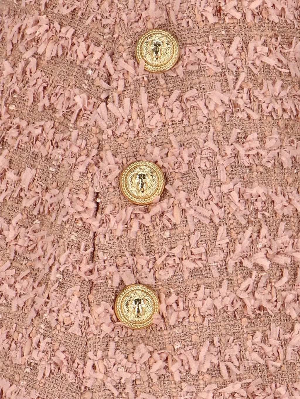 Buttoned Tweed Shorts