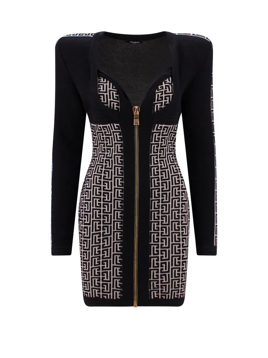 Monogrammed Bodycon Knitted Dress