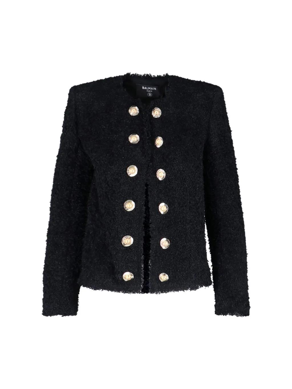 Button Detailed Straight Hem Jacket