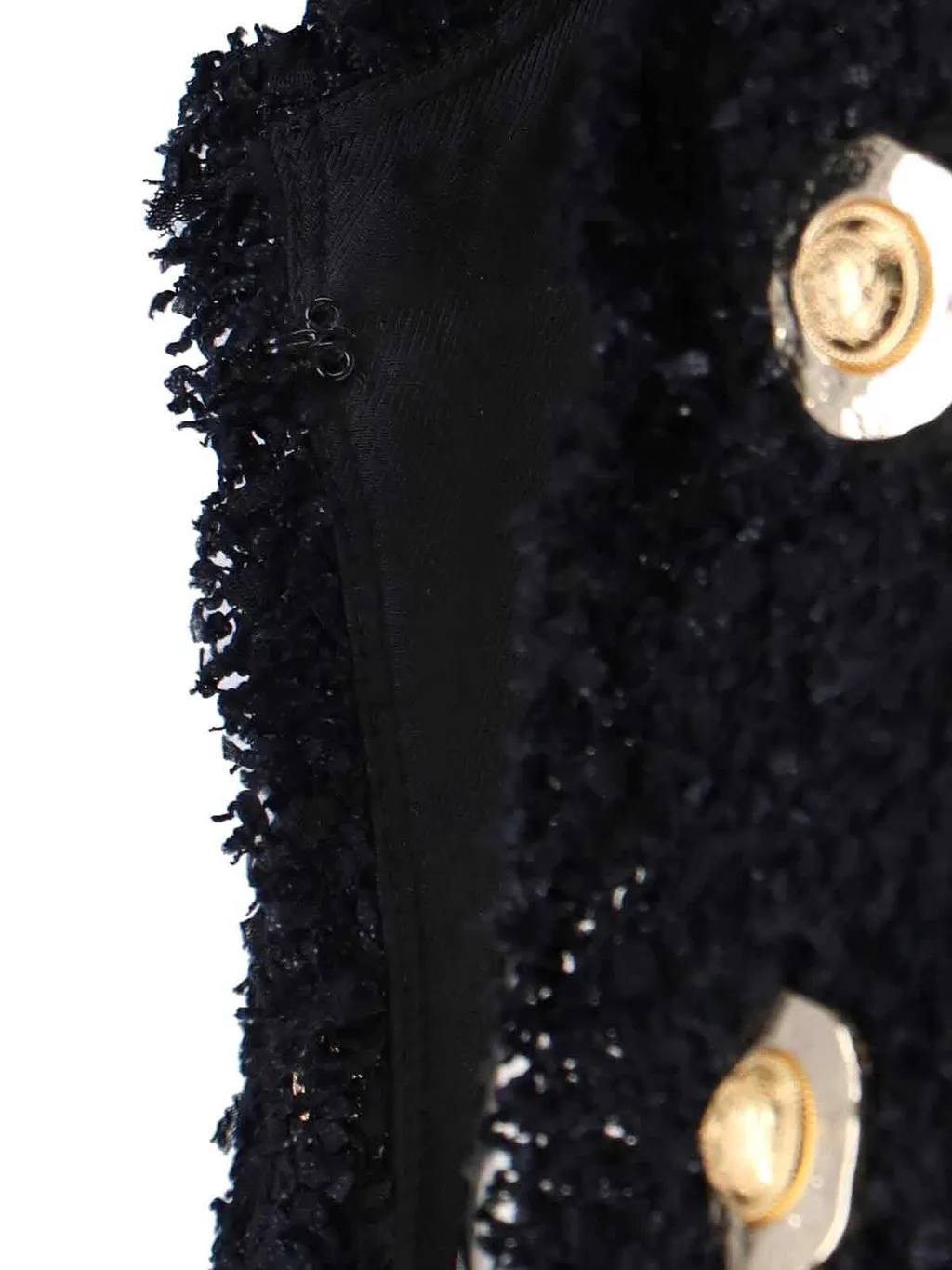 Button Detailed Straight Hem Jacket