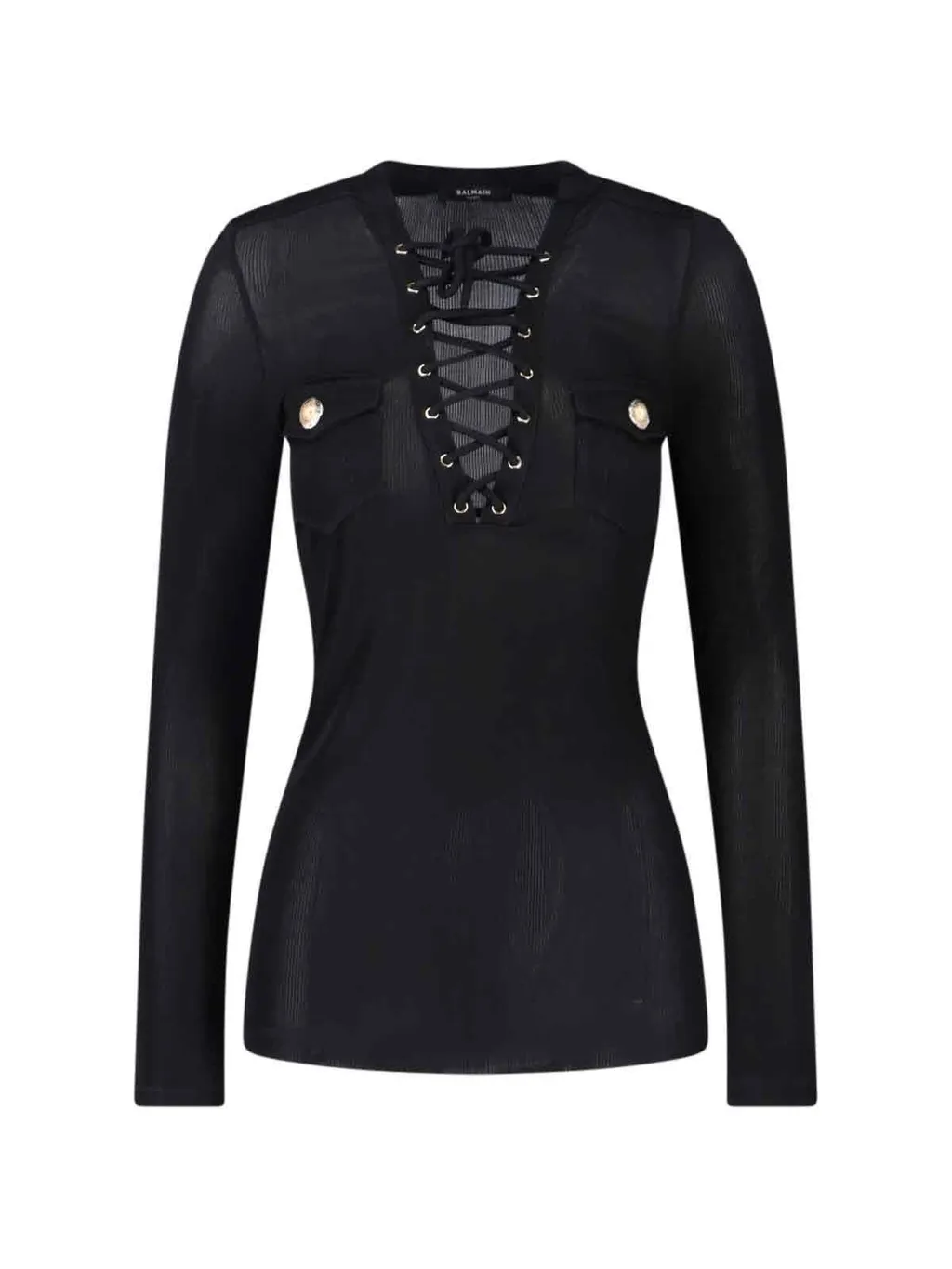 Long Sleeved Straight Hem Top