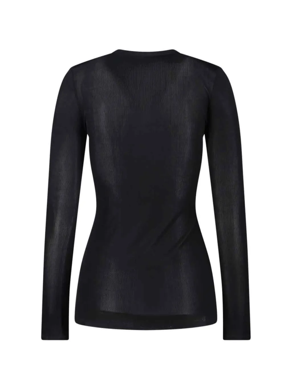 Long Sleeved Straight Hem Top